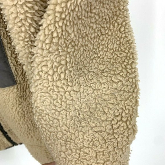 Vintage‎ Patagonia Retro-X Deep Pile Fleece Jacket Oatmeal Gray - Picture 9 of 9